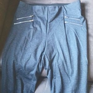 Lg Slimming Options blue stretch pants